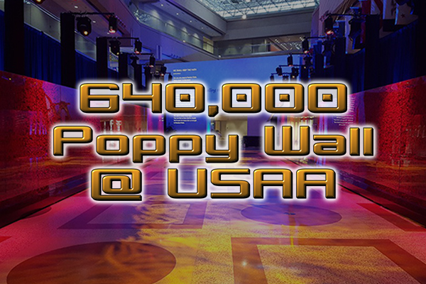 640,000 Poppy Wall @ USAA - 2016